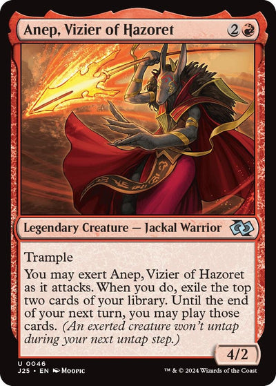 Anep, Vizier of Hazoret (Anime) (46) (J25)