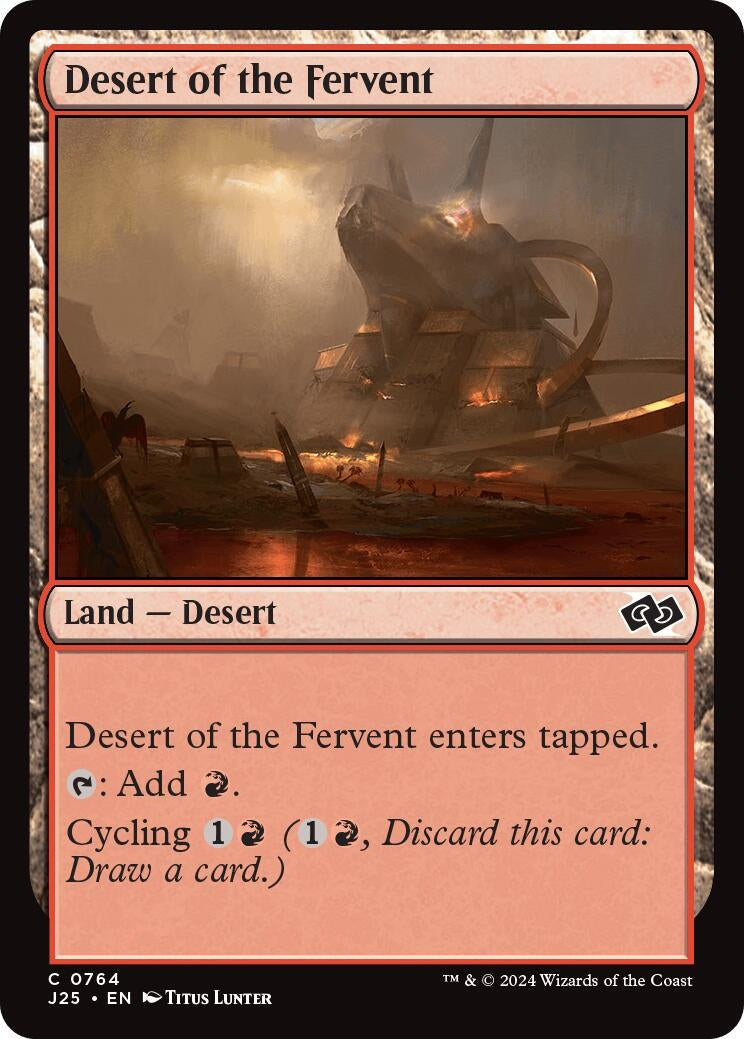 Desert of the Fervent (764) (J25)