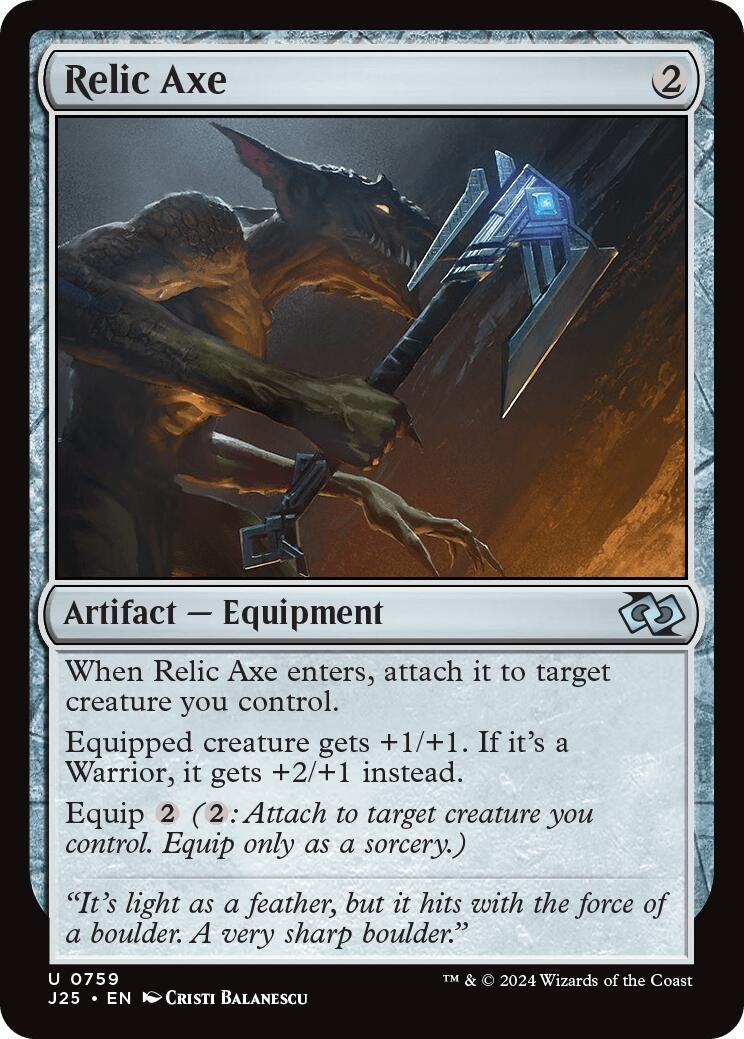 Relic Axe (759) (J25)