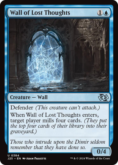 Wall of Lost Thoughts (384) (J25)