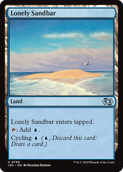 Lonely Sandbar (769) (J25)
