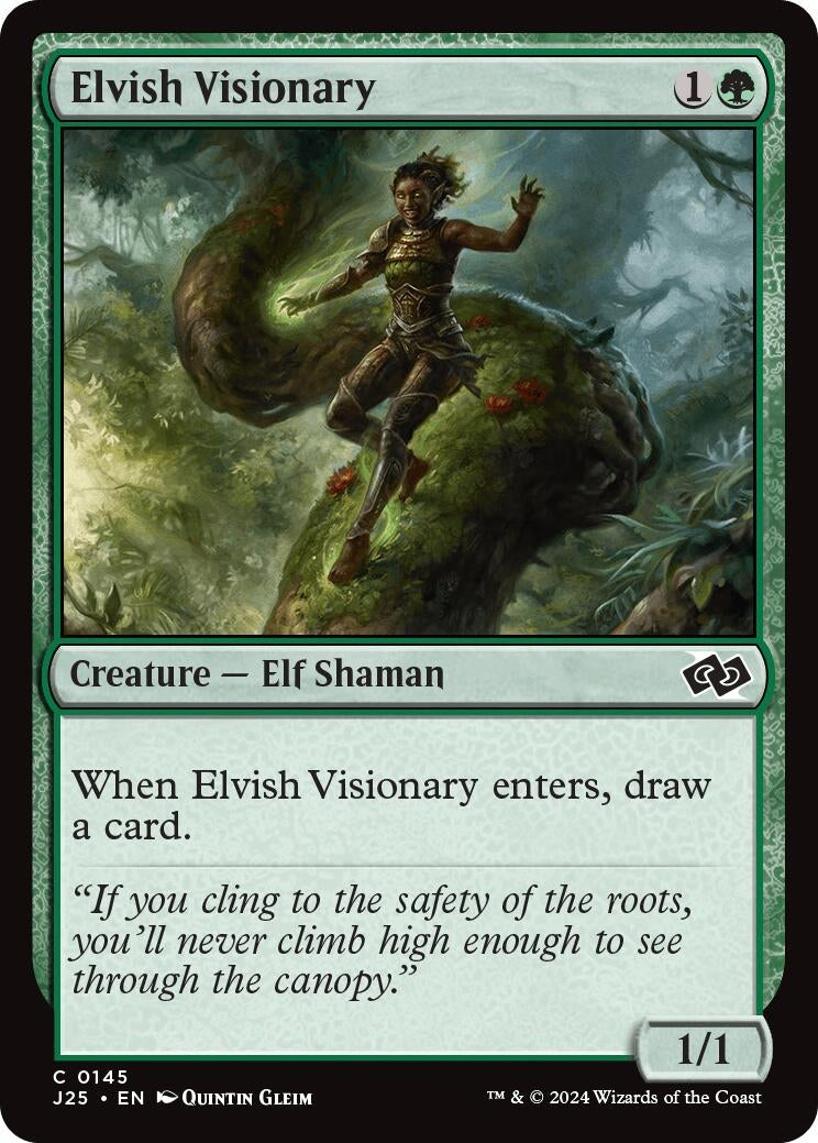 Elvish Visionary (145) (J25)