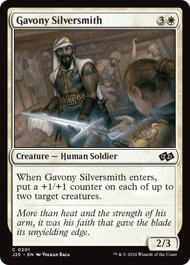 Gavony Silversmith (201) (J25)
