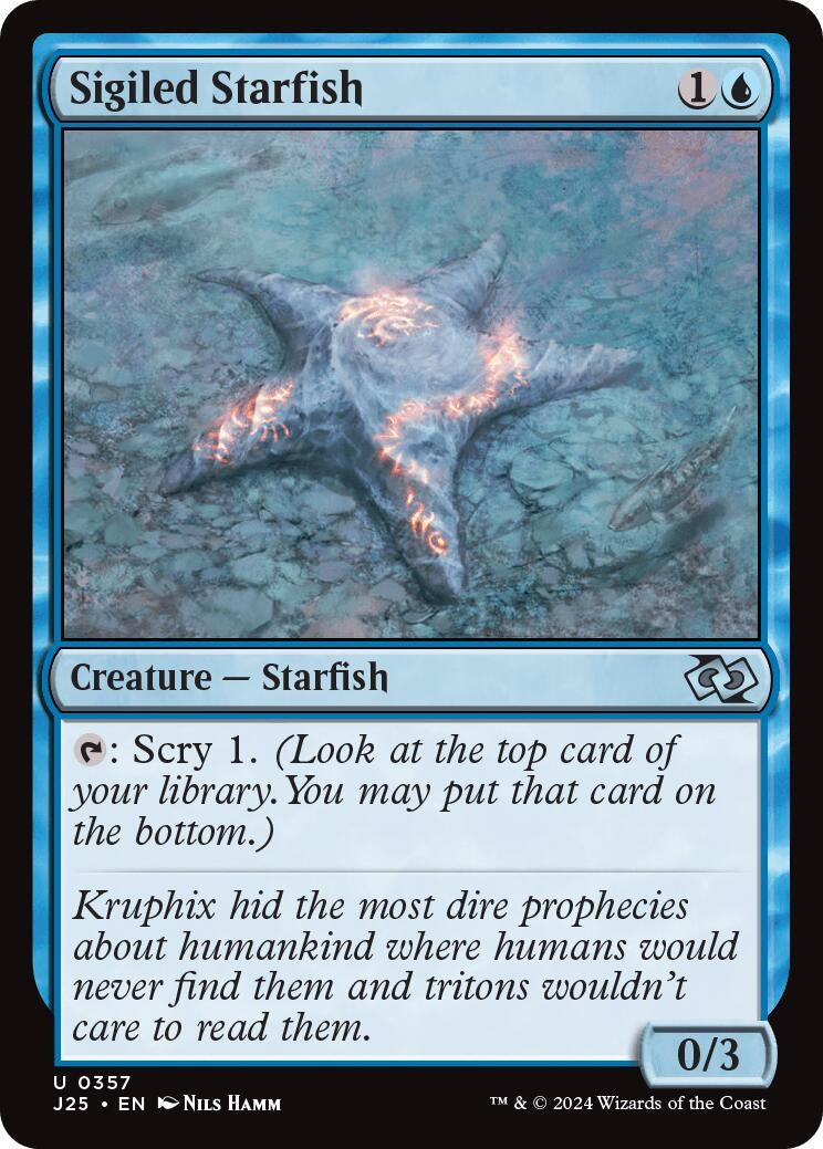Sigiled Starfish (357) (J25)