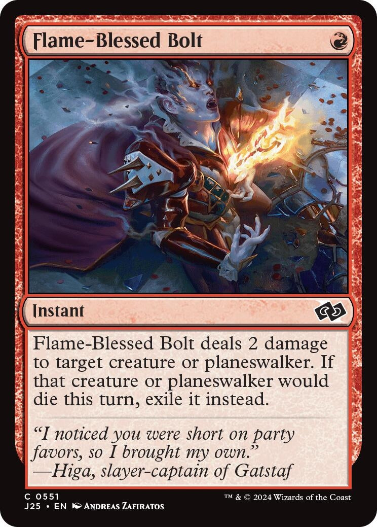 Flame-Blessed Bolt (551) (J25)