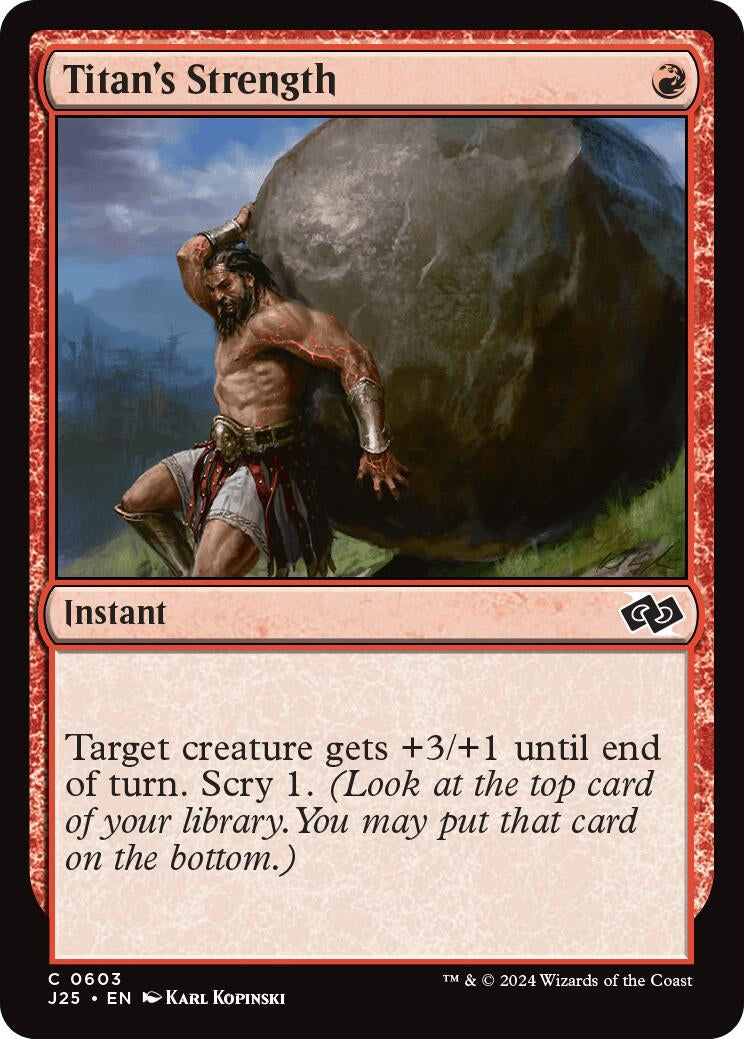 Titan's Strength (603) (J25)