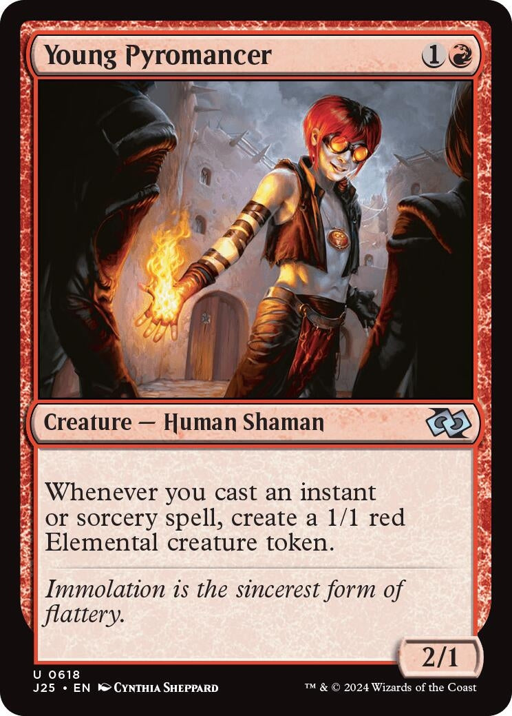 Young Pyromancer (618) (J25)
