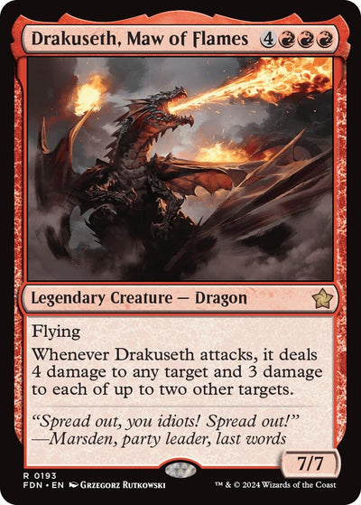 Drakuseth, Maw of Flames (0193) (193) (FDN)