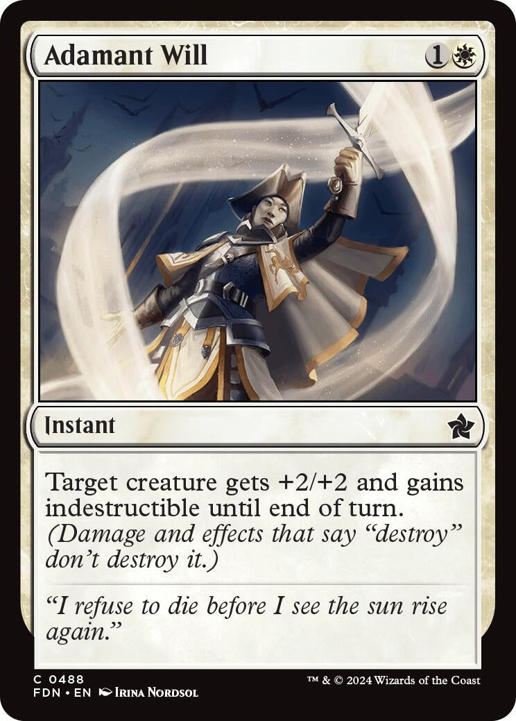 Adamant Will (488) (FDN)
