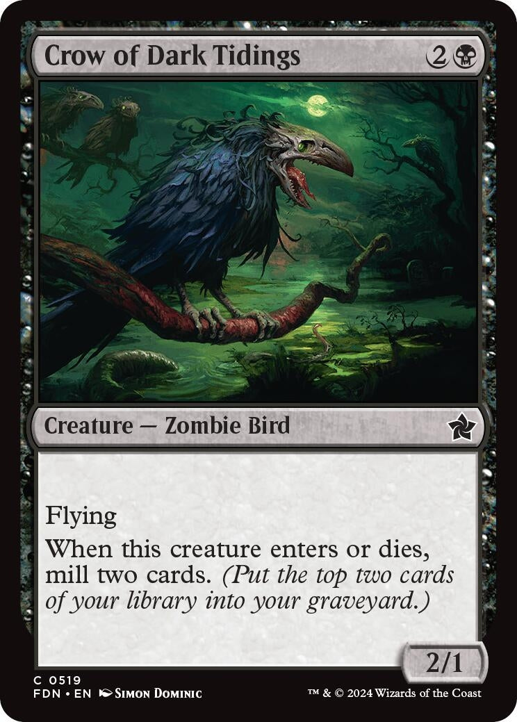 Crow of Dark Tidings (519) (FDN)