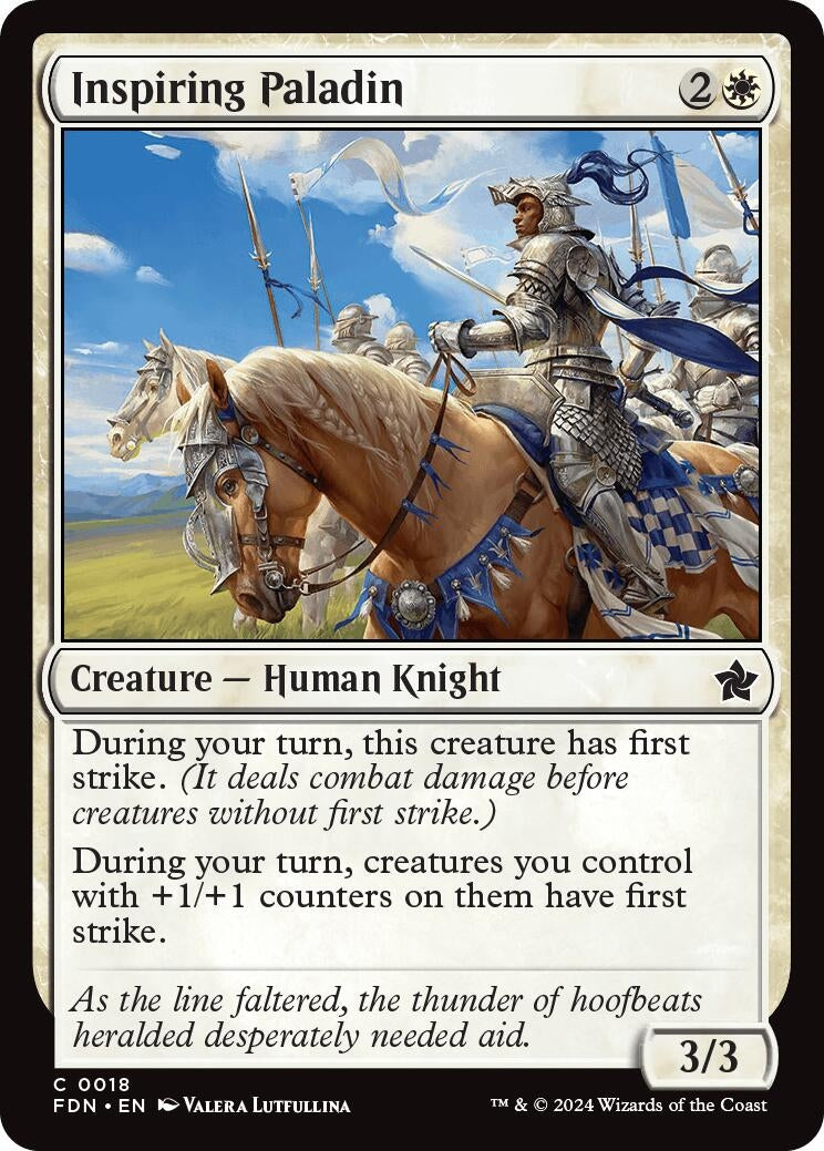 Inspiring Paladin (18) (FDN)