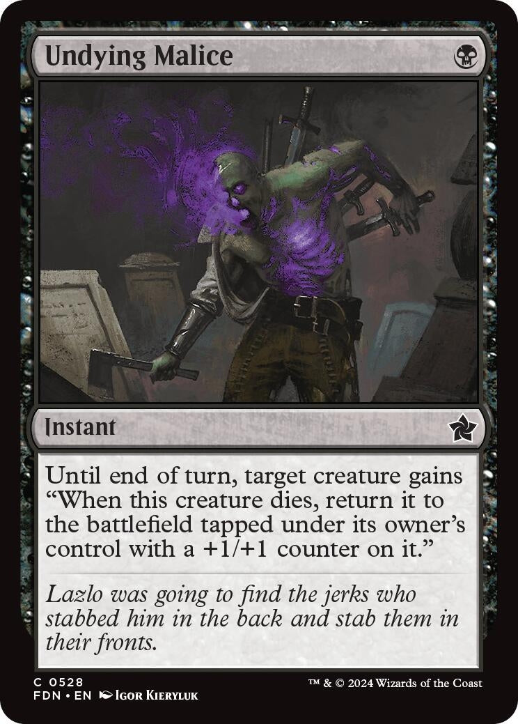 Undying Malice (528) (FDN)