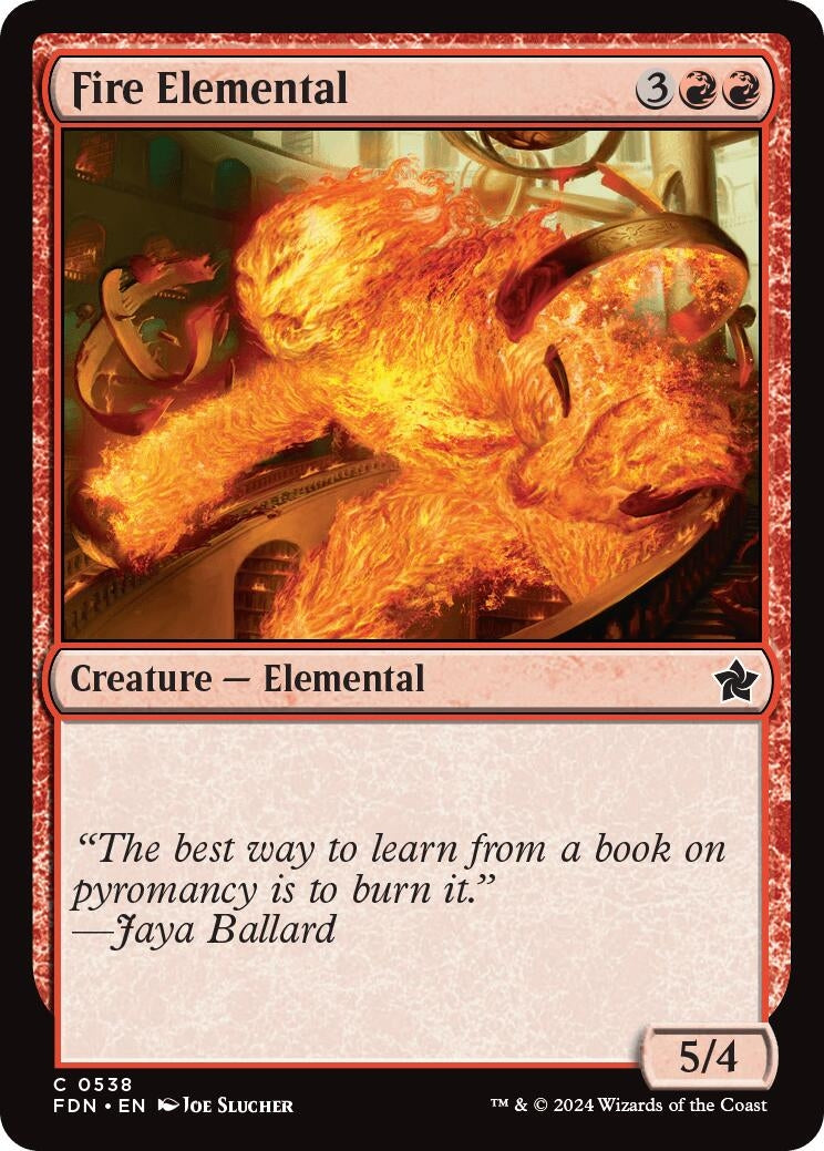 Fire Elemental (538) (FDN)
