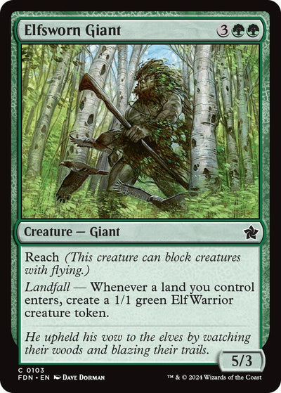 Elfsworn Giant (103) (FDN)