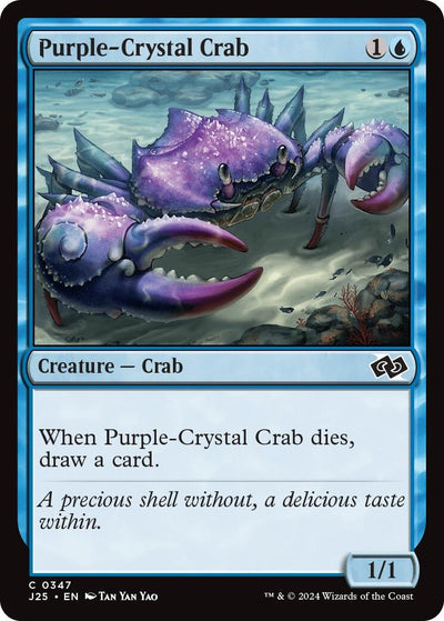 Purple-Crystal Crab (347) (J25)