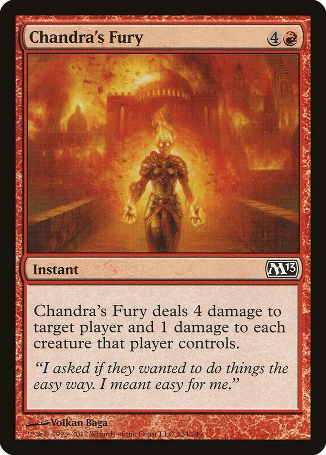 Chandra's Fury (124) (M13)