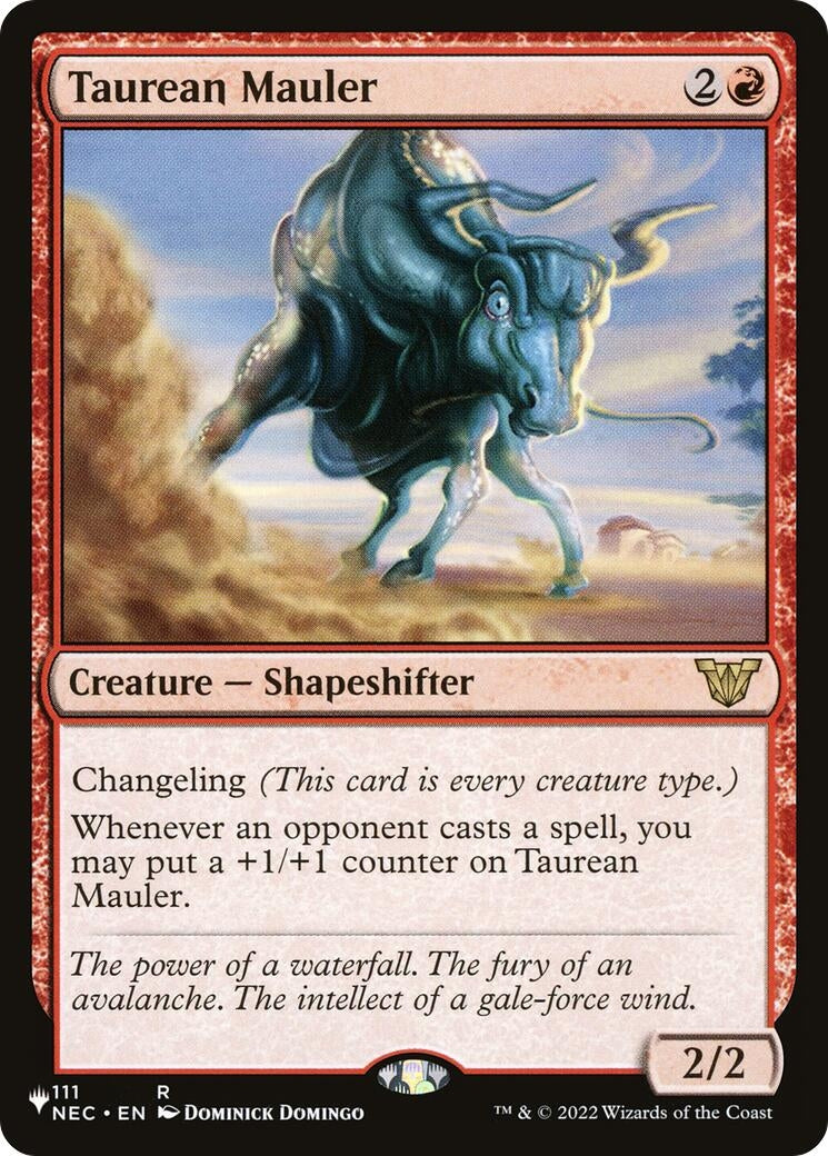 Taurean Mauler (NEC) (111/038) (LIST)