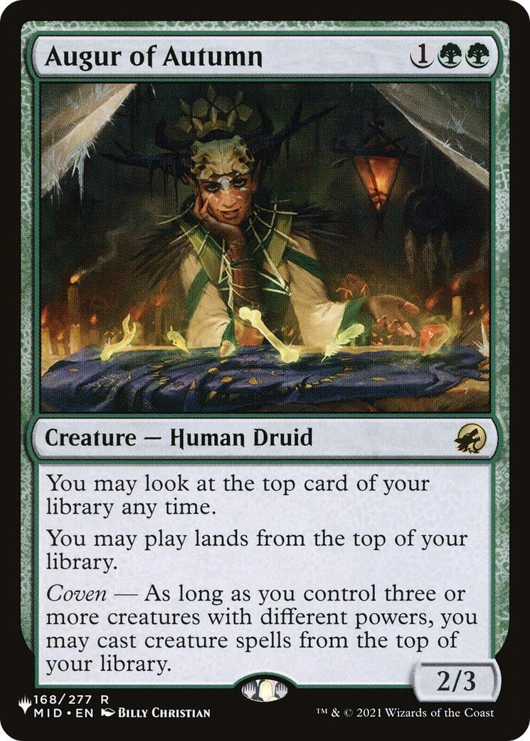 Augur of Autumn (168/277) (LIST)