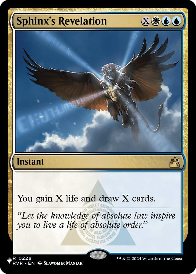 Sphinx's Revelation (0228) (LIST)