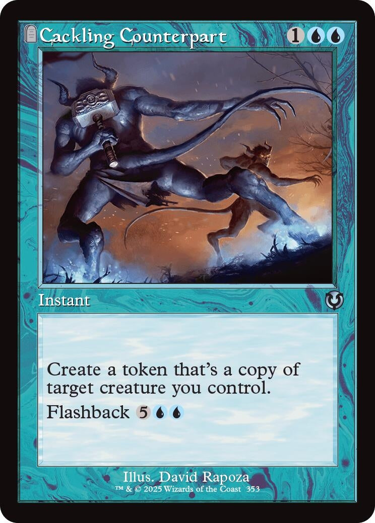Cackling Counterpart (Retro Frame) (353) (INR)