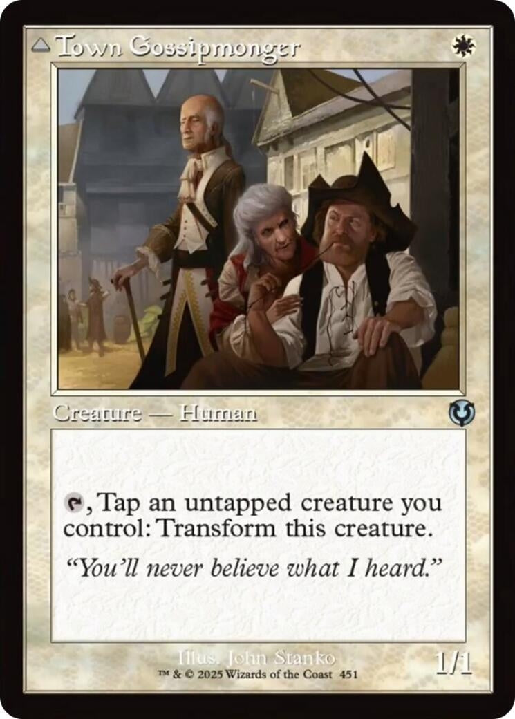 Town Gossipmonger (Retro Frame) (451) (INR)