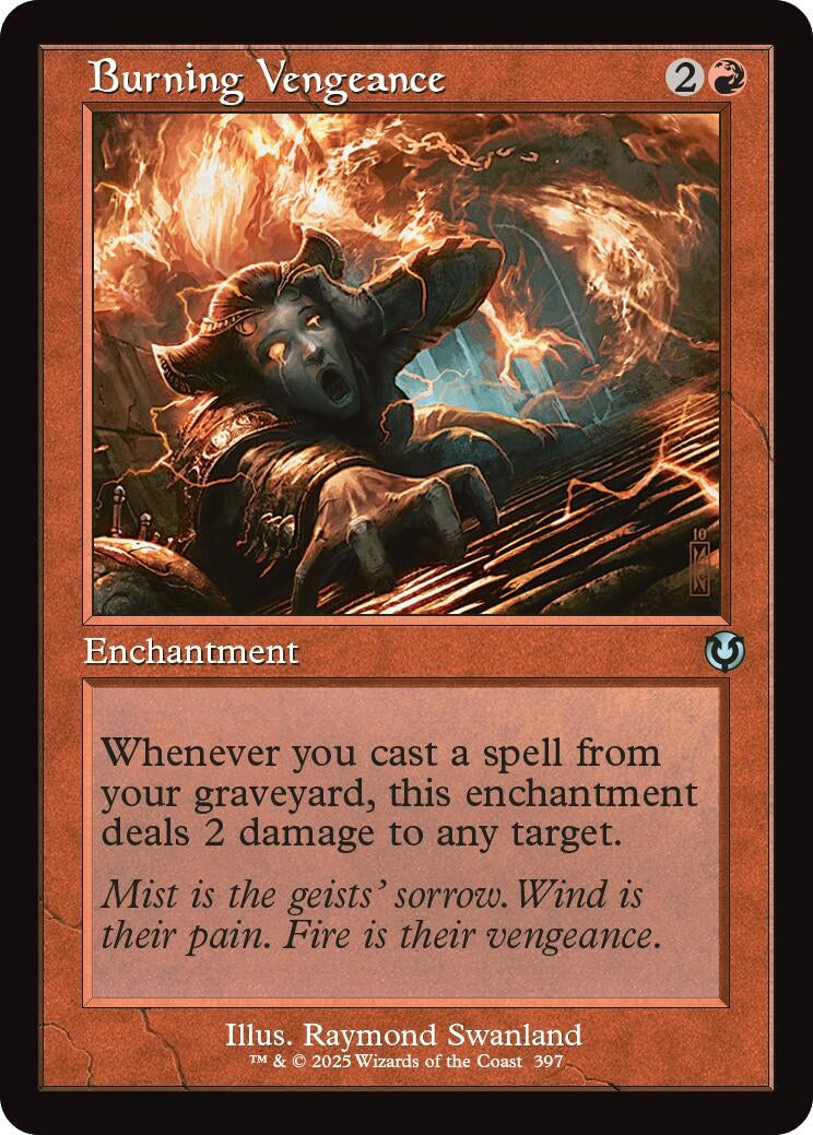 Burning Vengeance (Retro Frame) (397) (INR)