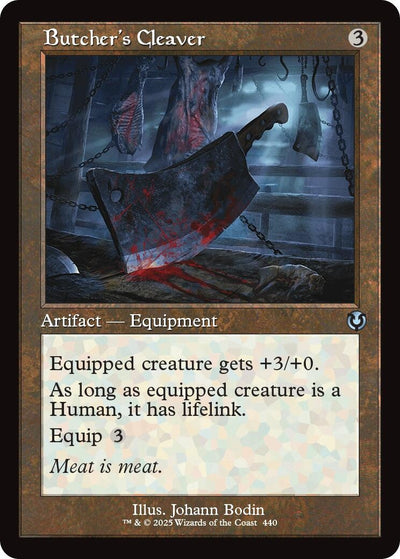Butcher's Cleaver (Retro Frame) (440) (INR)