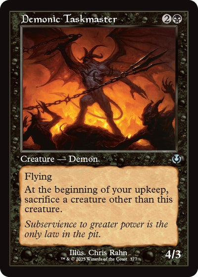Demonic Taskmaster (Retro Frame) (377) (INR)