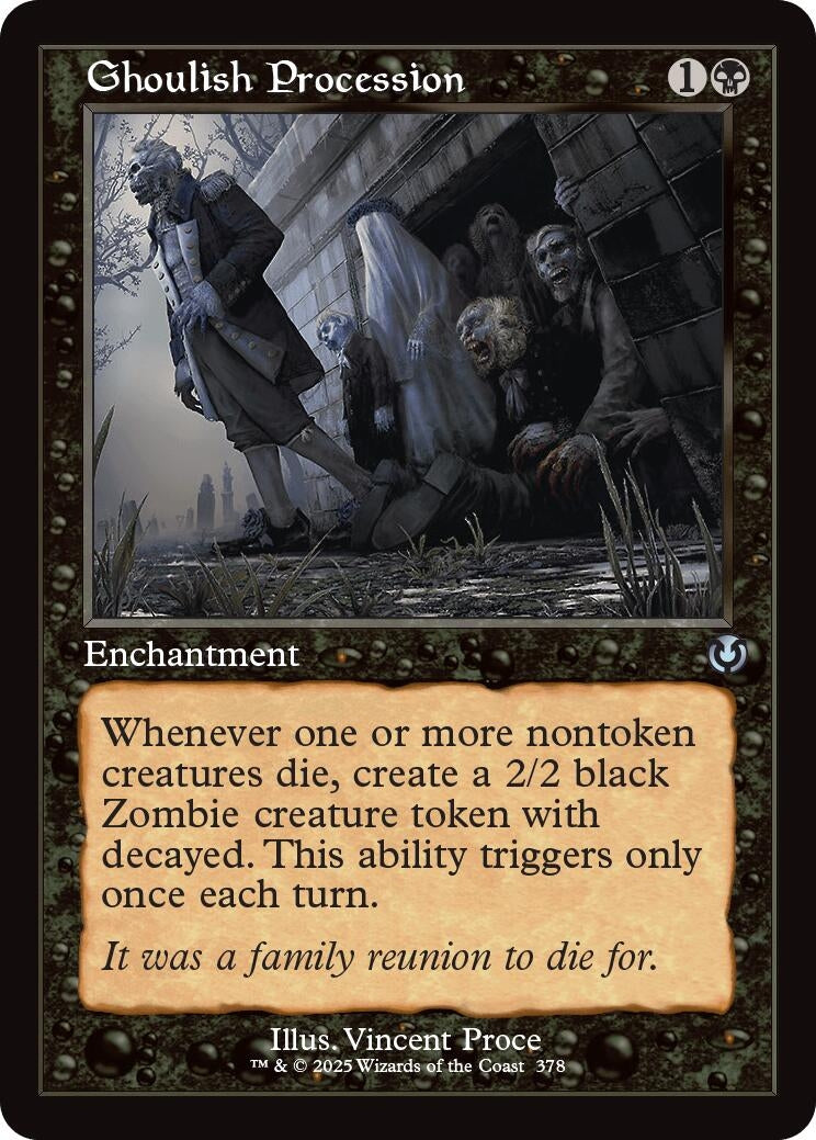 Ghoulish Procession (Retro Frame) (378) (INR)