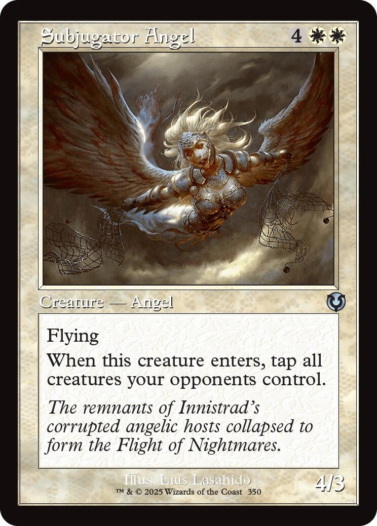 Subjugator Angel (Retro Frame) (350) (INR)