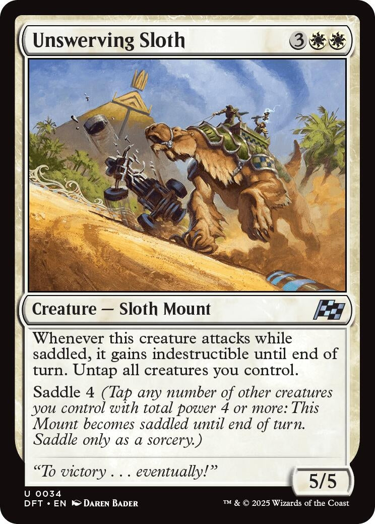 Unswerving Sloth (34) (DFT)