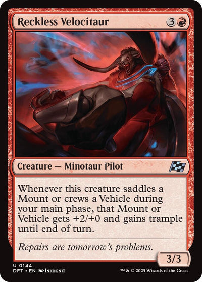 Reckless Velocitaur (144) (DFT)