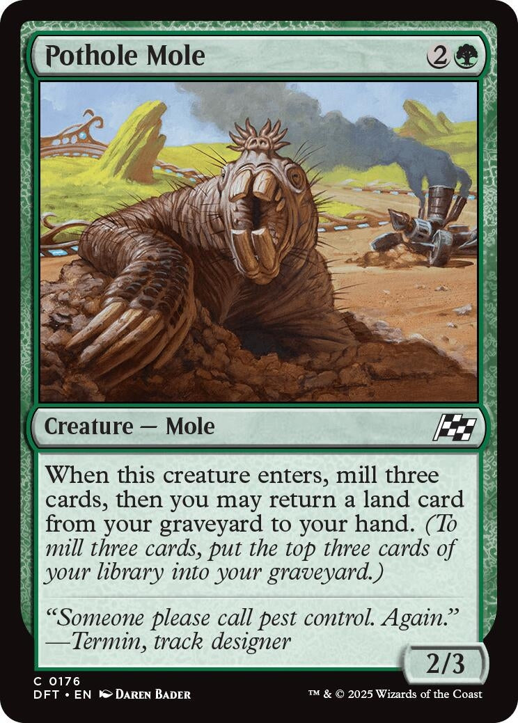 Pothole Mole (176) (DFT)