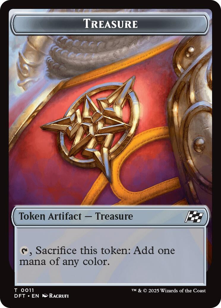 Treasure // Pilot Double-Sided Token (11 // 1) (DFT)