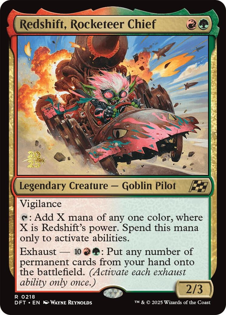 Redshift, Rocketeer Chief (218) (PRE)
