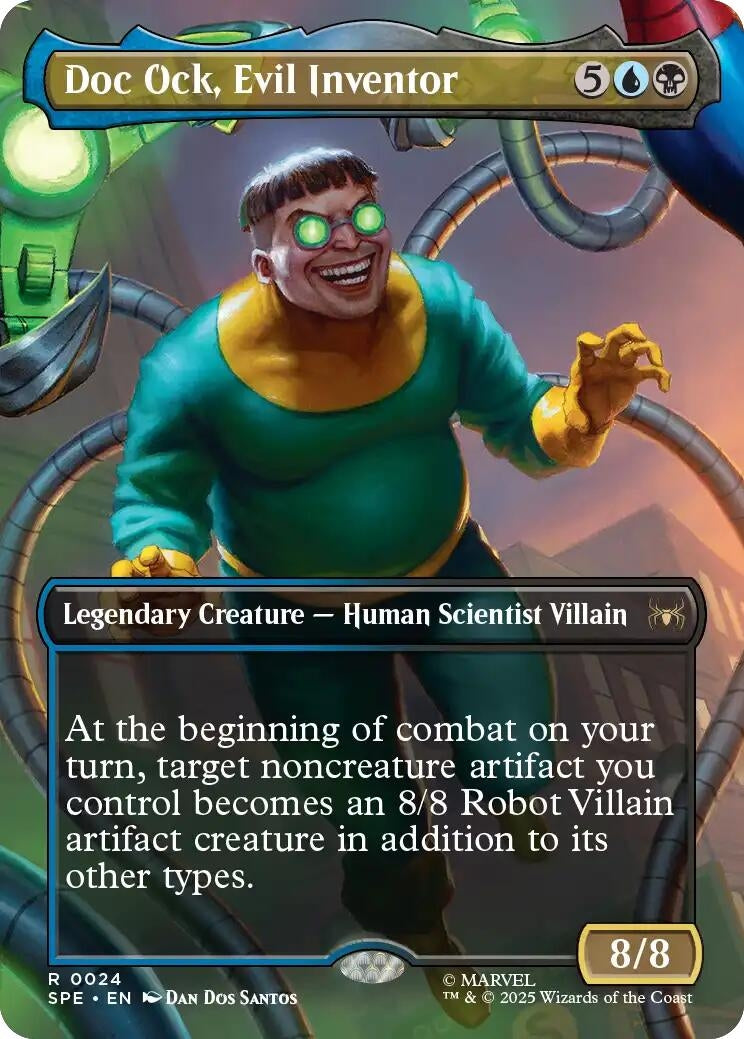 Doc Ock, Evil Inventor (Borderless) (24) (SPE)