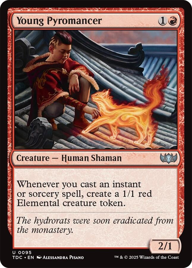 Young Pyromancer (95) (TDC)