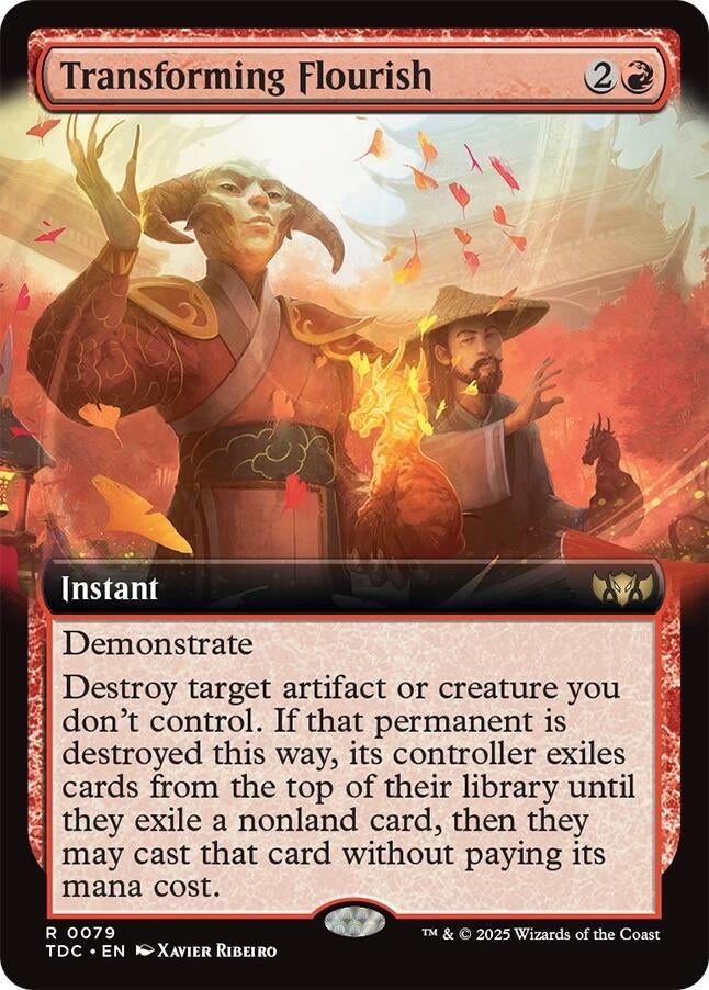 Transforming Flourish (Extended Art) (79) (TDC)