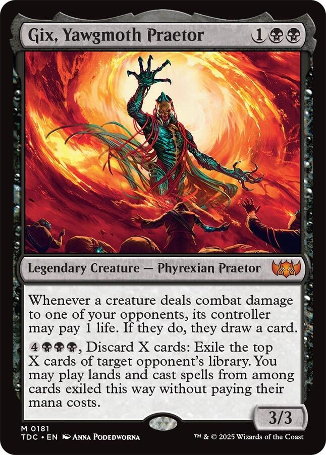 Gix, Yawgmoth Praetor (181) (TDC)