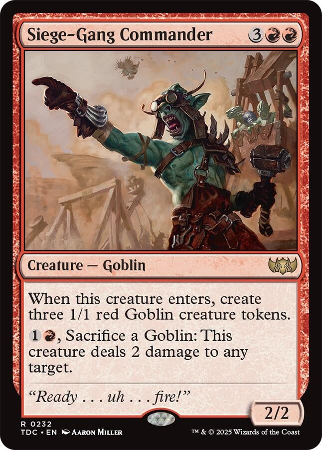 Siege-Gang Commander (232) (TDC)