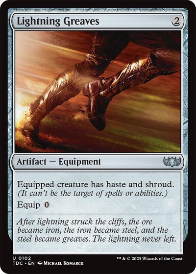 Lightning Greaves (102) (TDC)