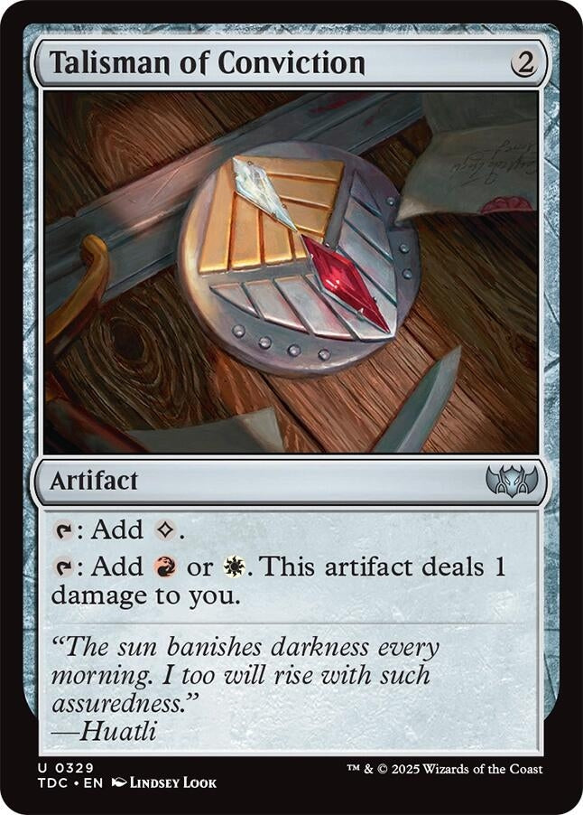 Talisman of Conviction (329) (TDC)