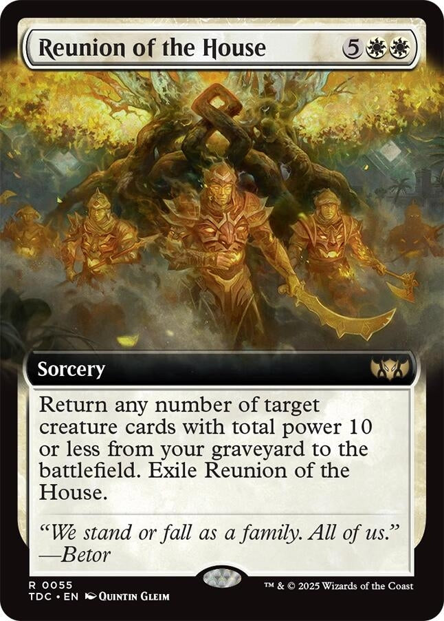 Reunion of the House (Extended Art) (55) (TDC)