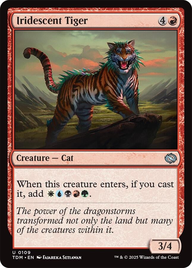 Iridescent Tiger (109) (TDM)