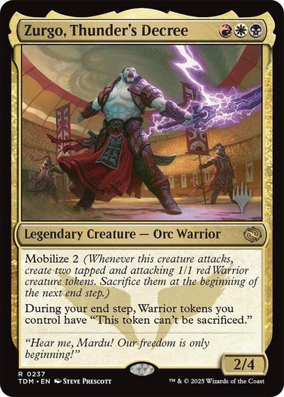 Zurgo, Thunder's Decree (237) (PPTDM)