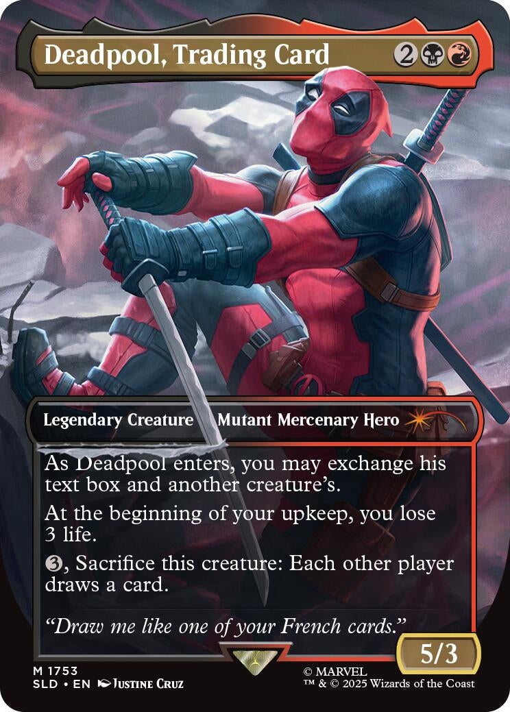 Deadpool, Trading Card (1753) (1753) (SLD)