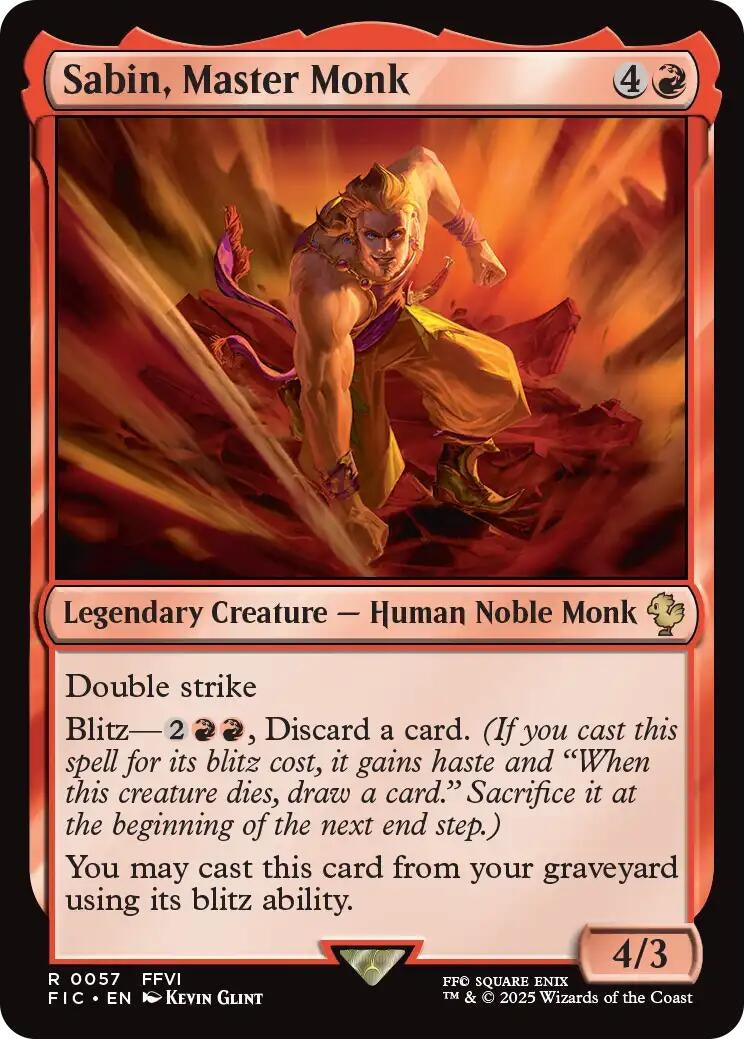 Sabin, Master Monk (57) (FIC)