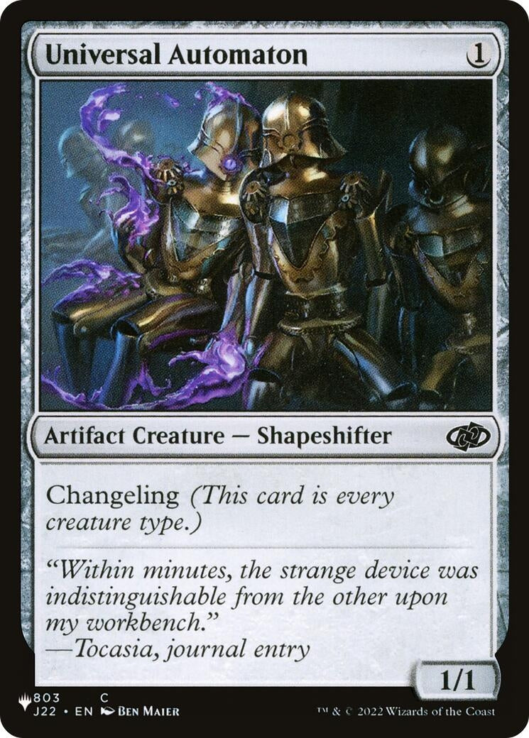 Universal Automaton (J22) (803) (LIST)