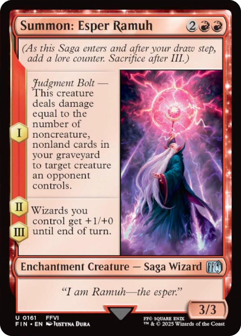 Summon: Esper Ramuh (161) (FIN)