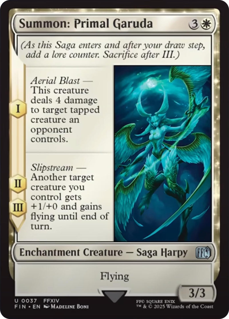 Summon: Primal Garuda (37) (FIN)
